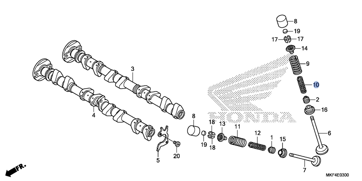 Honda OEM part 14752-MKF-D71