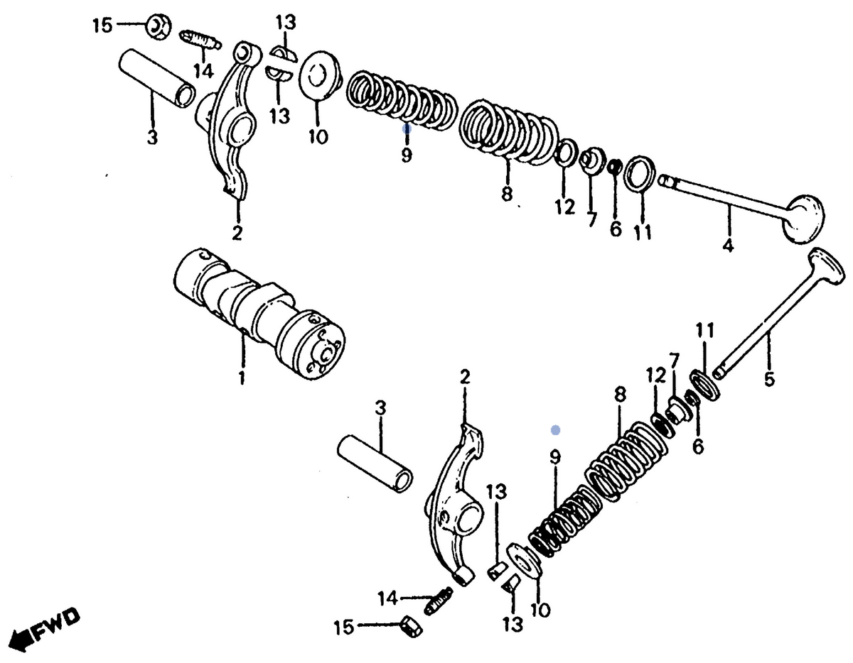 Honda OEM part 14761-035-000