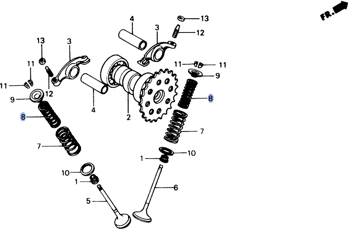 Honda OEM part 14761-GK1-004