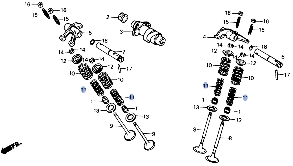 Honda OEM part 14761-HA5-003