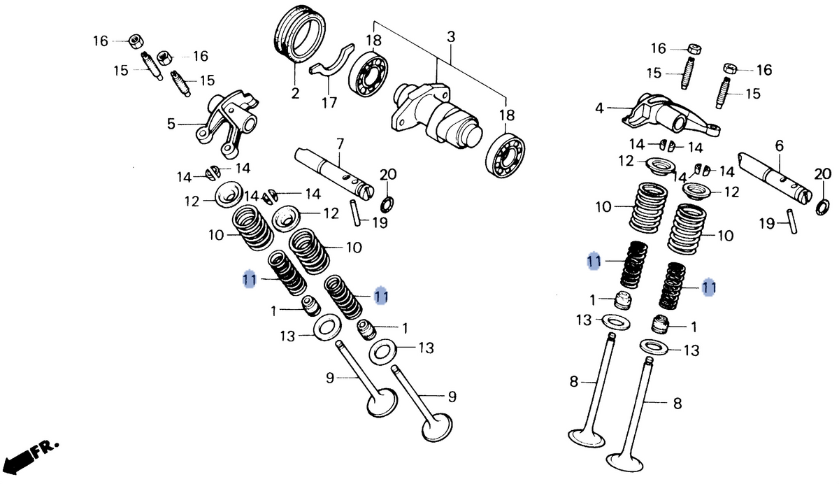 Honda OEM part 14761-HC0-004
