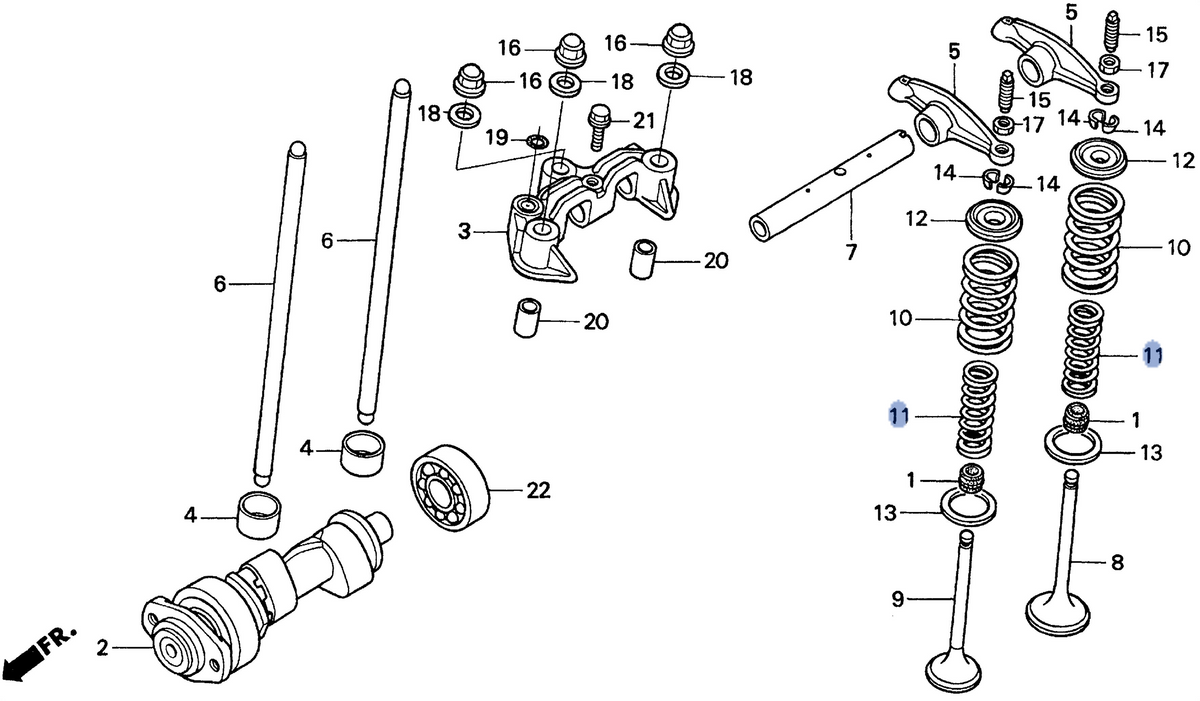 Honda OEM part 14761-HM8-000