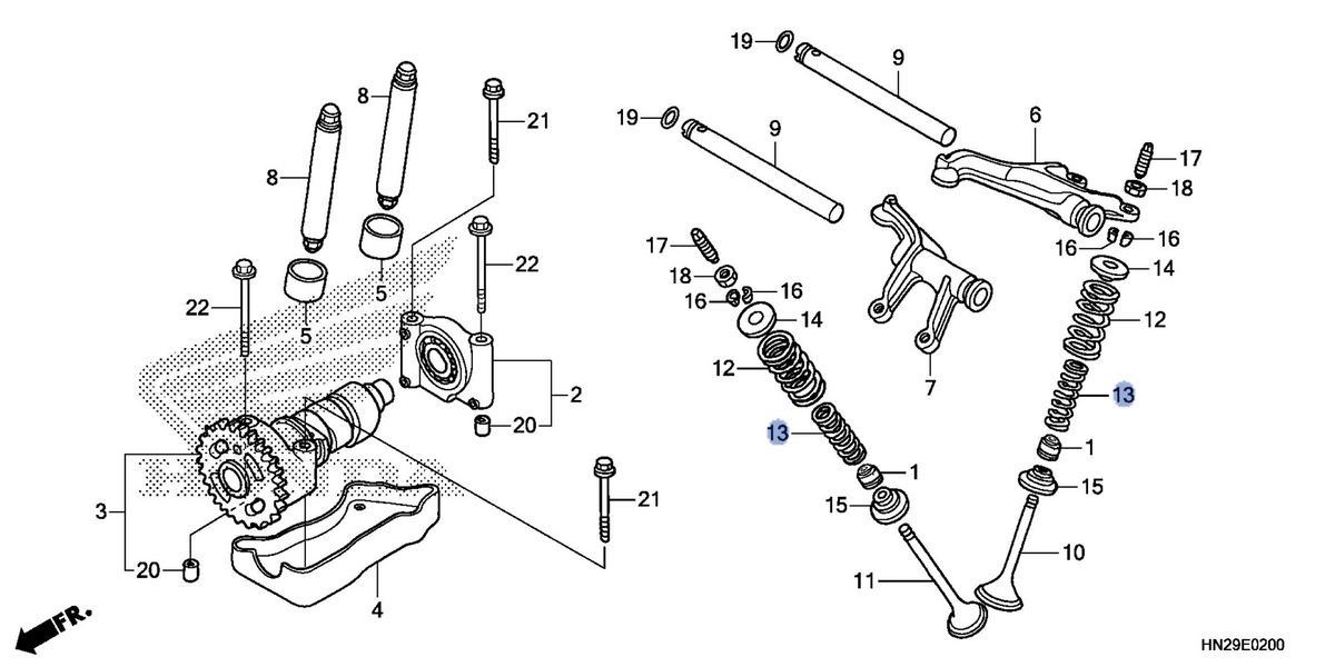 Honda OEM part 14761-HN2-000