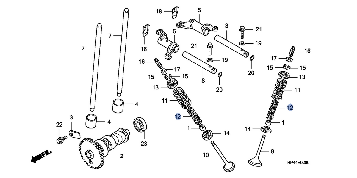 Honda OEM part 14761-HN7-000