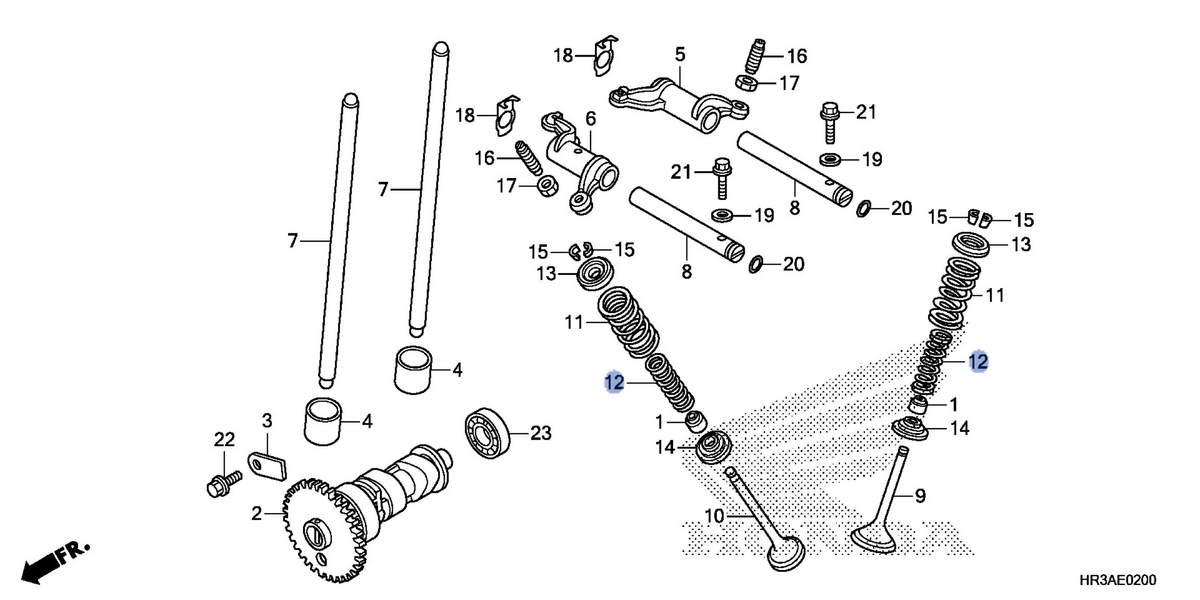 Honda OEM part 14761-HP0-A00