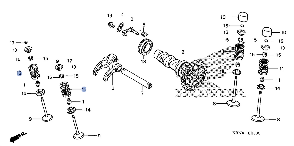Honda OEM part 14761-KRN-671