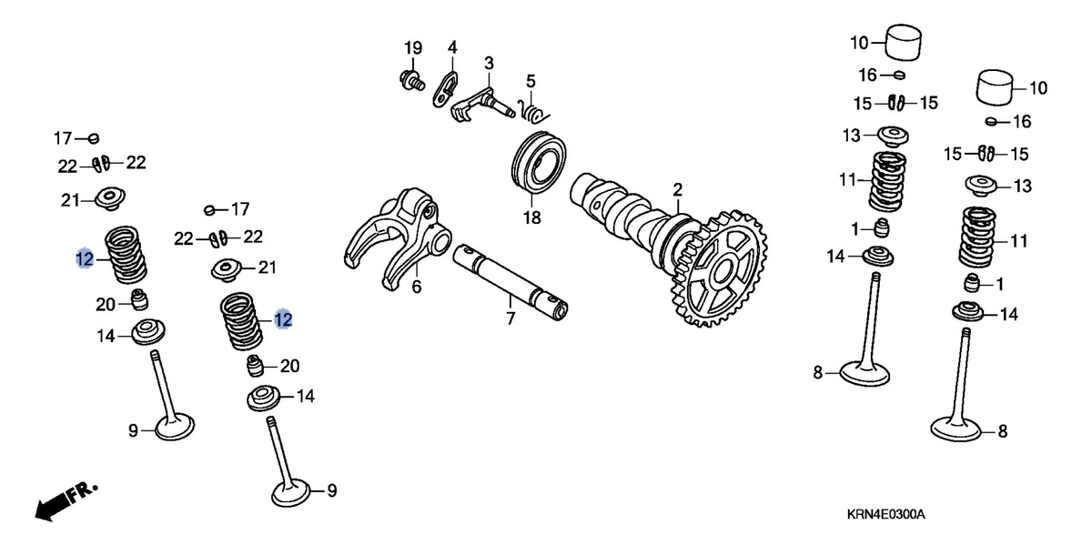 Honda OEM part 14761-KRN-A11
