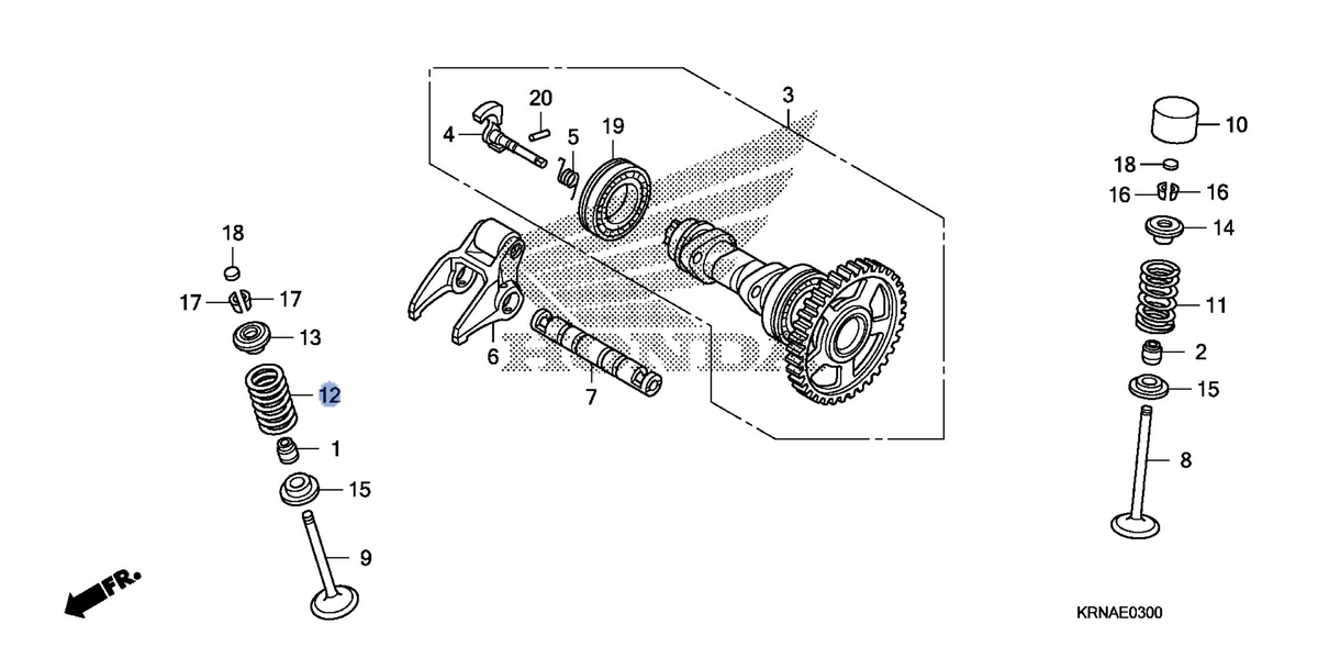Honda OEM part 14761-KRN-A41
