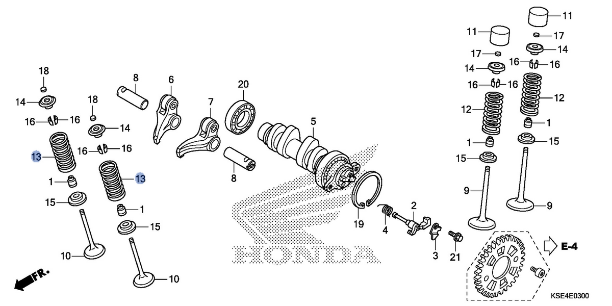 Honda OEM part 14761-KSE-670