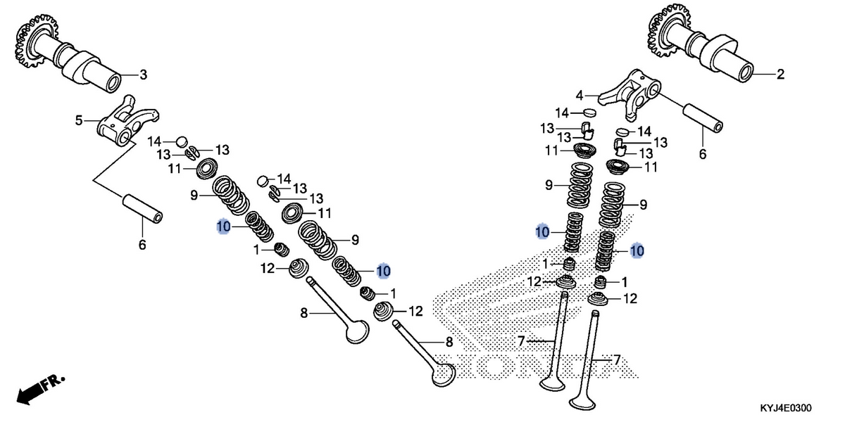 Honda OEM part 14761-KYJ-900