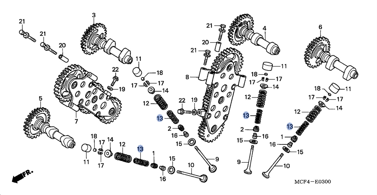 Honda OEM part 14761-MCF-000
