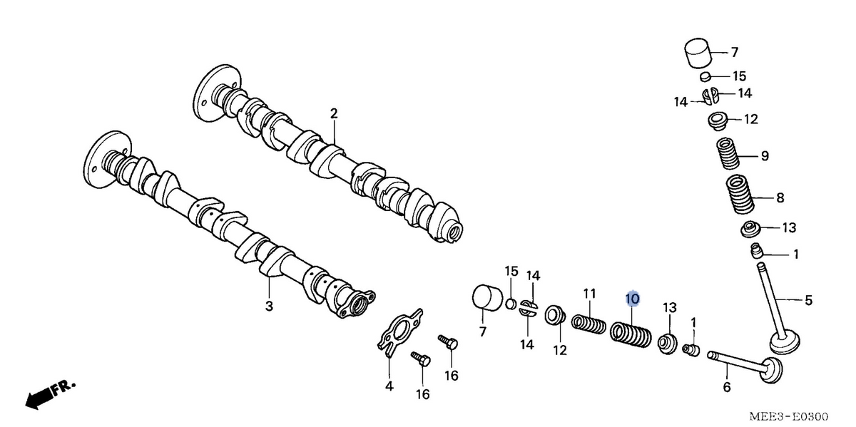 Honda OEM part 14761-MEE-003