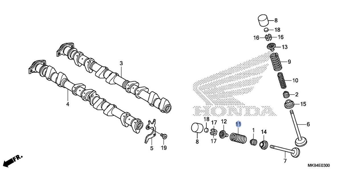Honda OEM part 14761-MFL-003