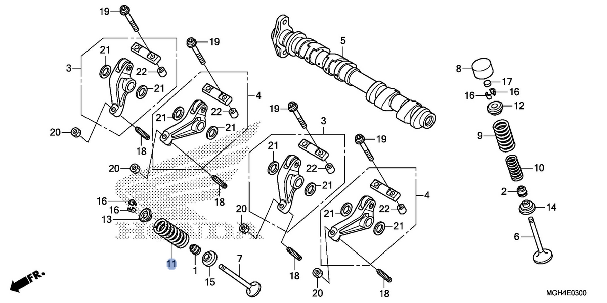 Honda OEM part 14761-MGH-641