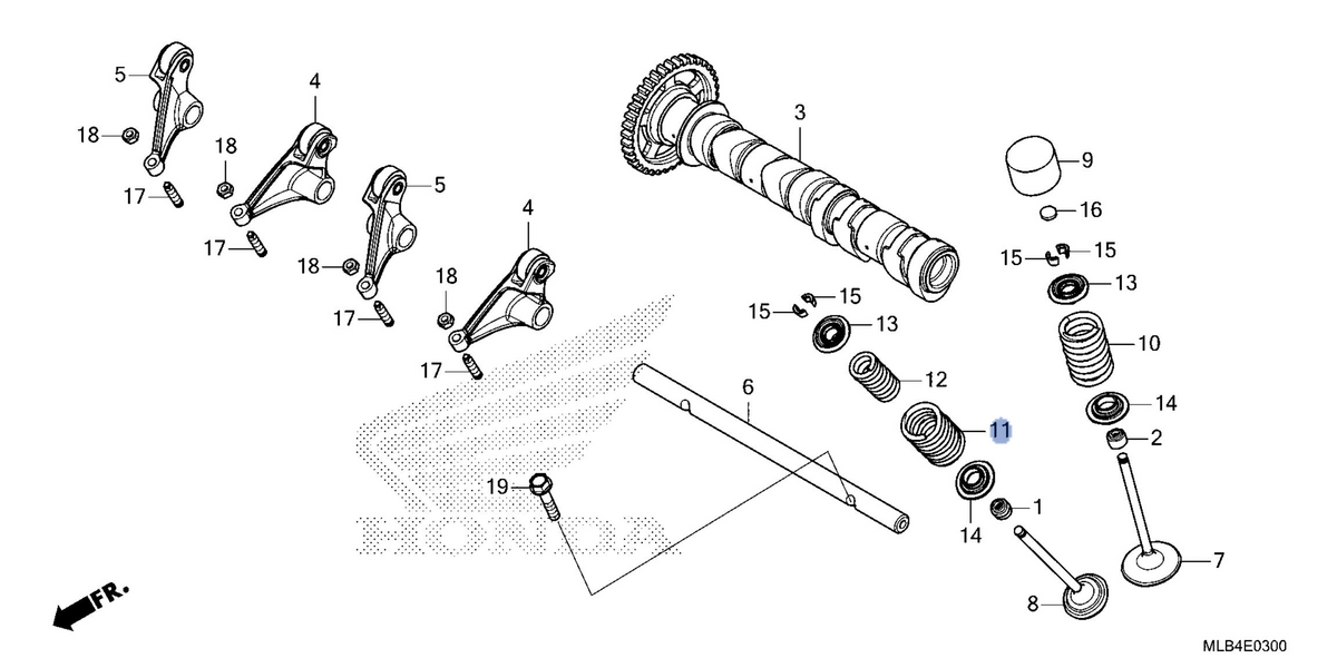 Honda OEM part 14761-MLB-D01
