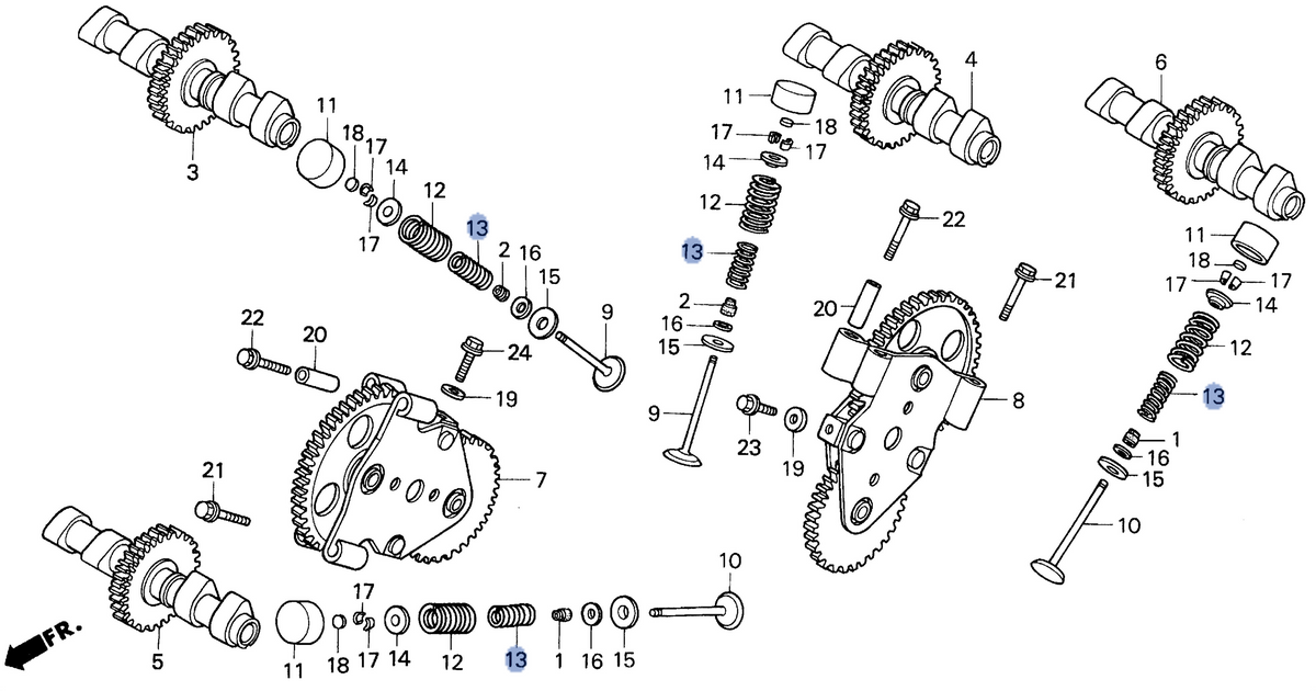 Honda OEM part 14761-MT4-000