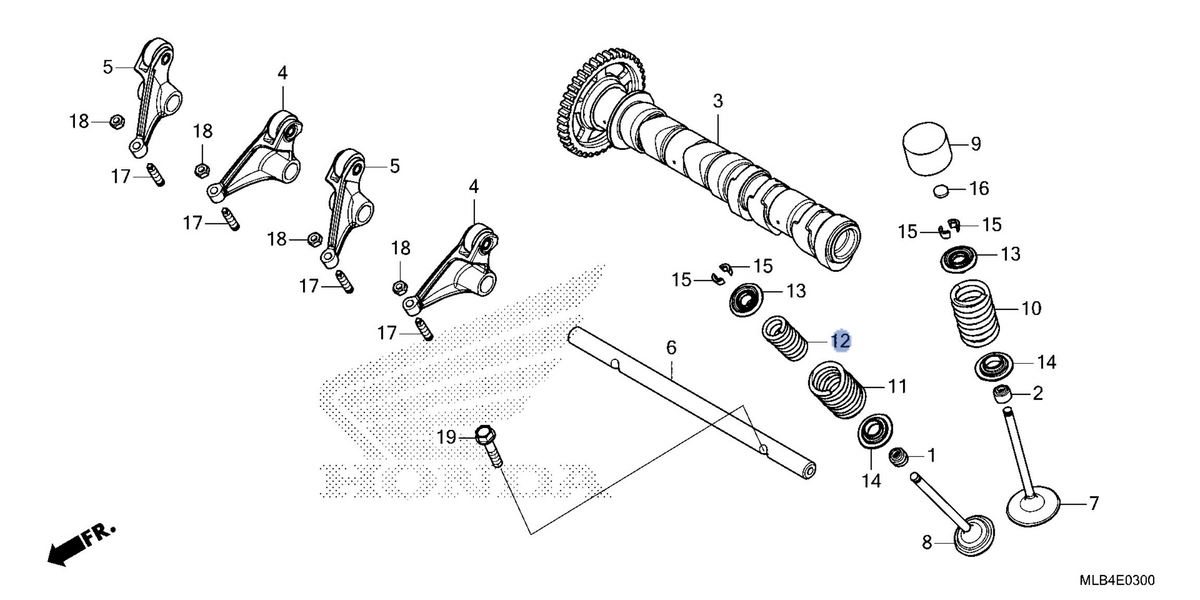 Honda OEM part 14762-MLB-D01