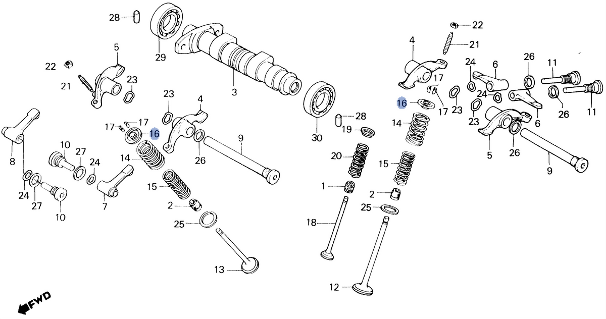 Honda OEM part 14771-410-010