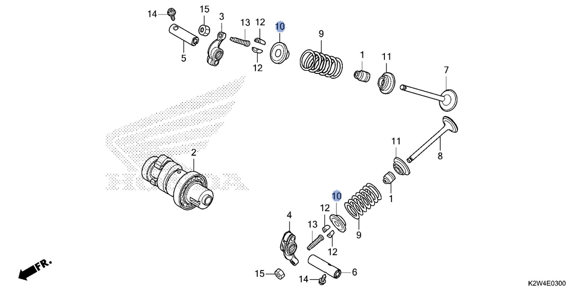 Honda OEM part 14771-K1M-T00