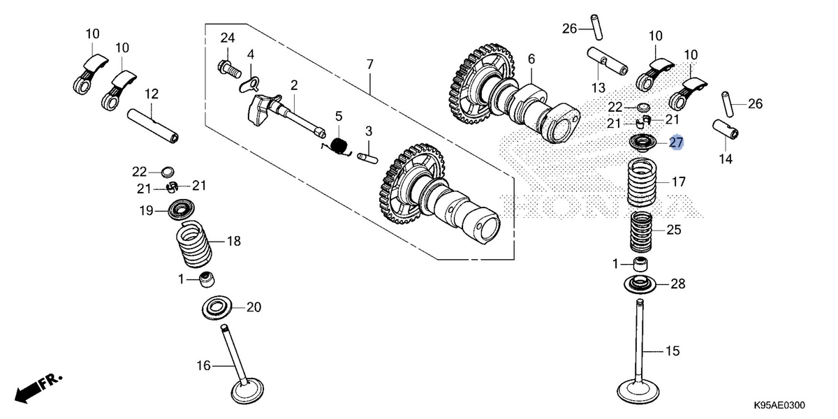 Honda OEM part 14771-K95-AA0