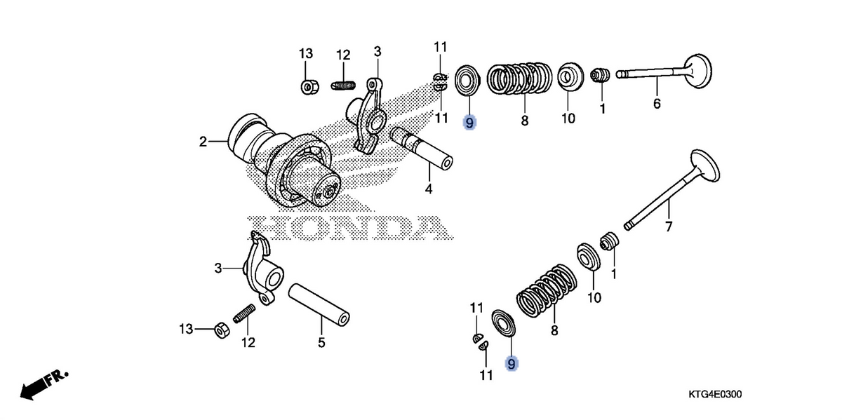 Honda OEM part 14771-KGF-910