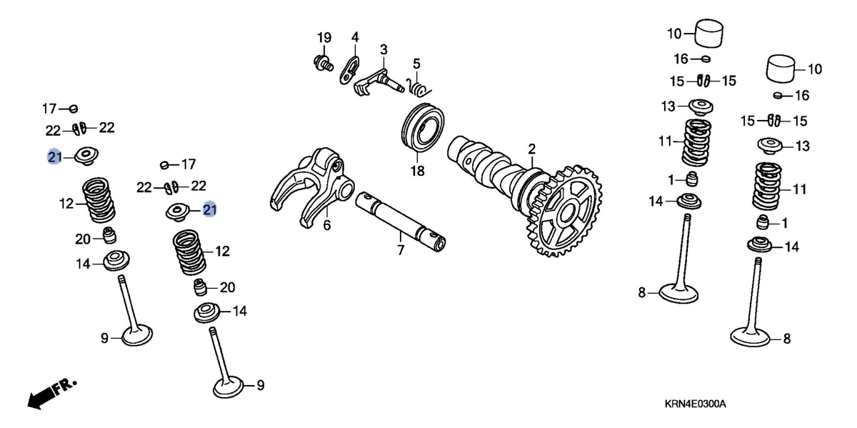 Honda OEM part 14771-KRN-A11