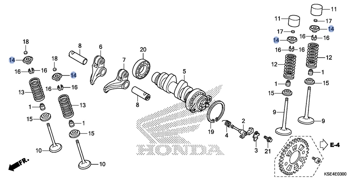 Honda OEM part 14771-KSE-670