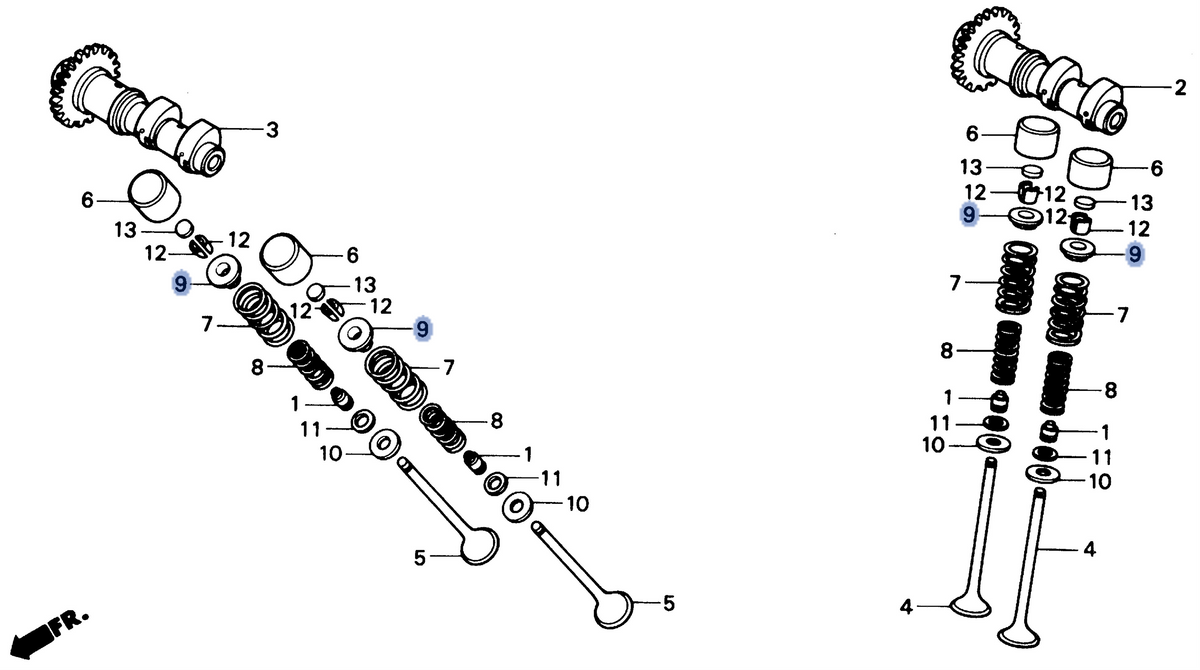 Honda OEM part 14771-KW3-900