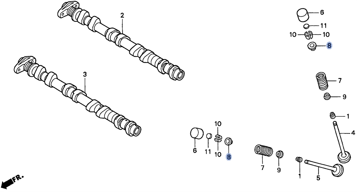 Honda OEM part 14771-MAL-A00