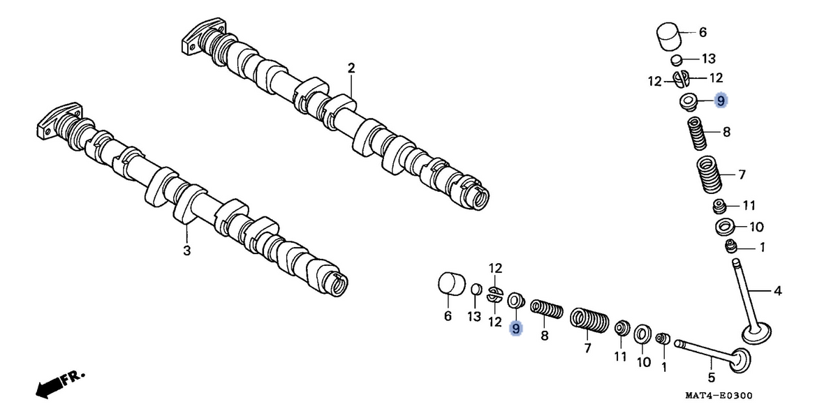 Honda OEM part 14771-MAT-000