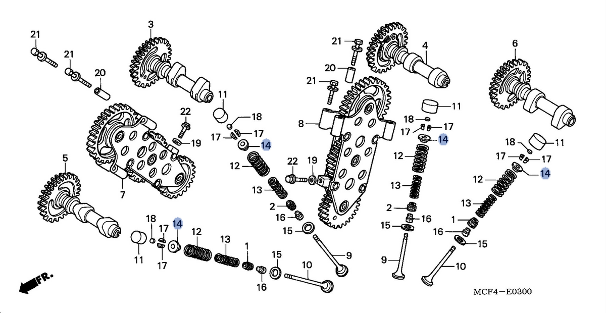 Honda OEM part 14771-MBB-000