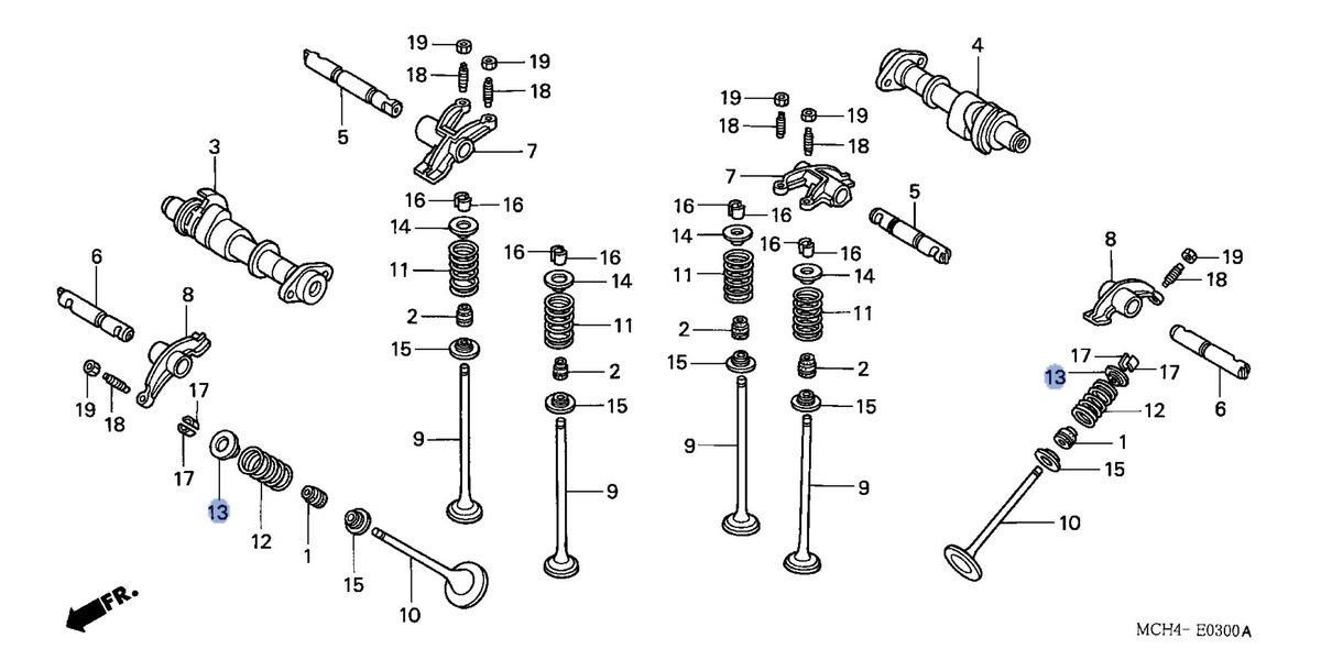 Honda OEM part 14771-MCH-000