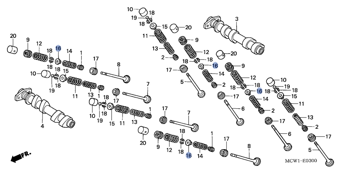 Honda OEM part 14771-MCW-000