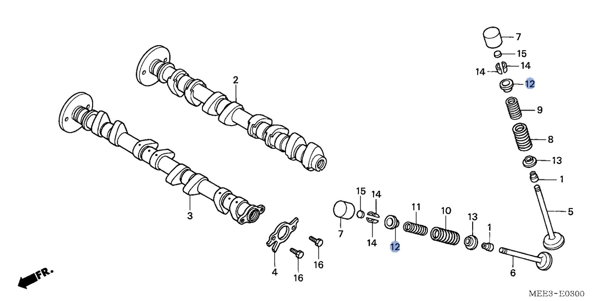 Honda OEM part 14771-MEE-000