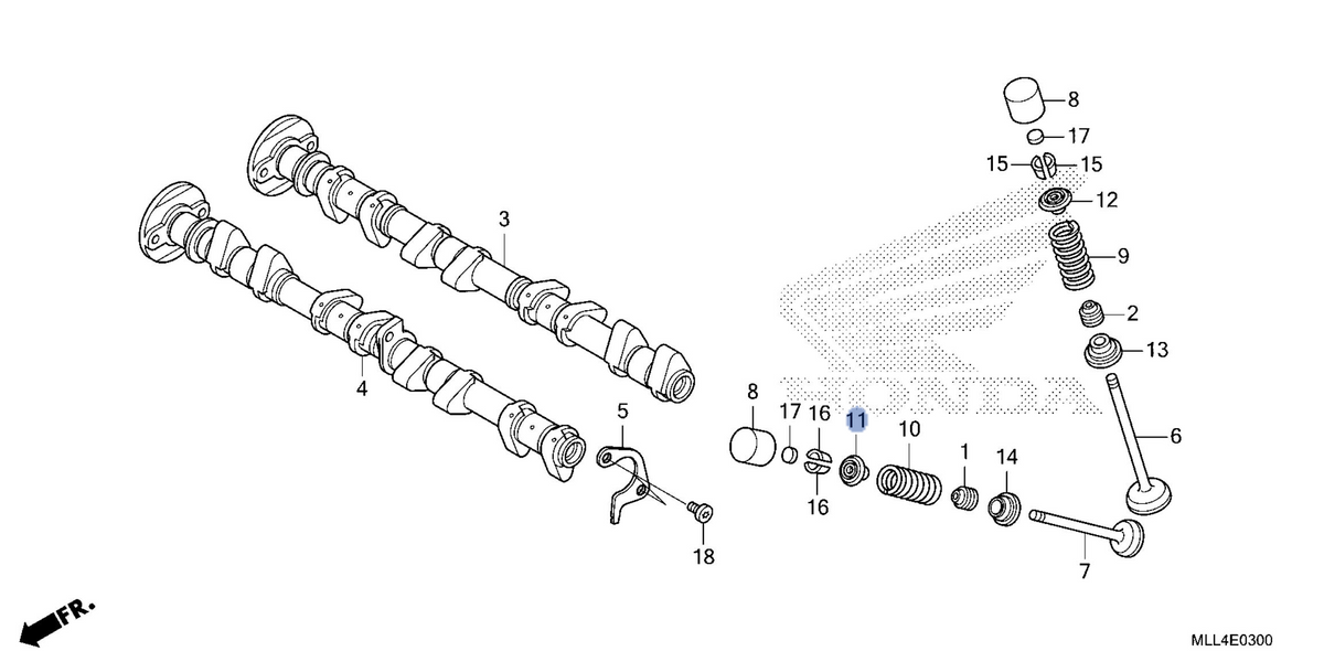 Honda OEM part 14771-MEE-010
