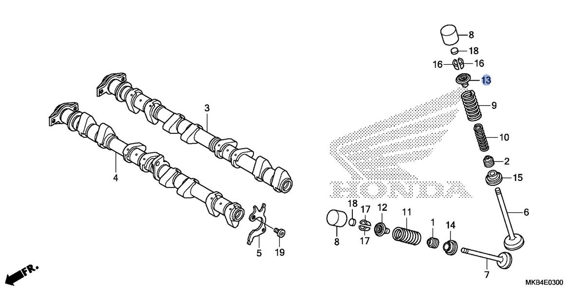 Honda OEM part 14771-MFL-000