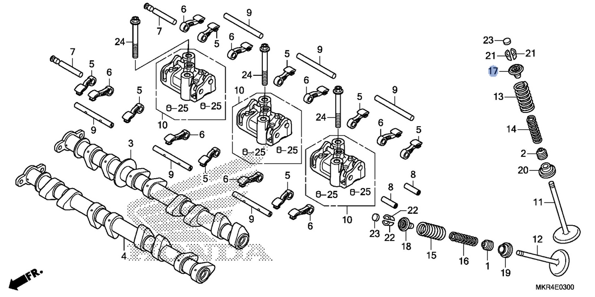 Honda OEM part 14771-MKR-D10