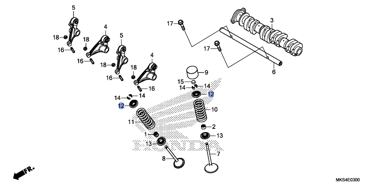 Honda OEM part 14771-MKS-E00