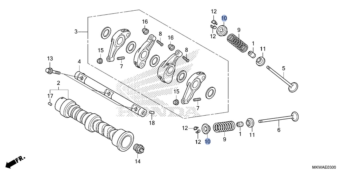 Honda OEM part 14771-MKT-D00