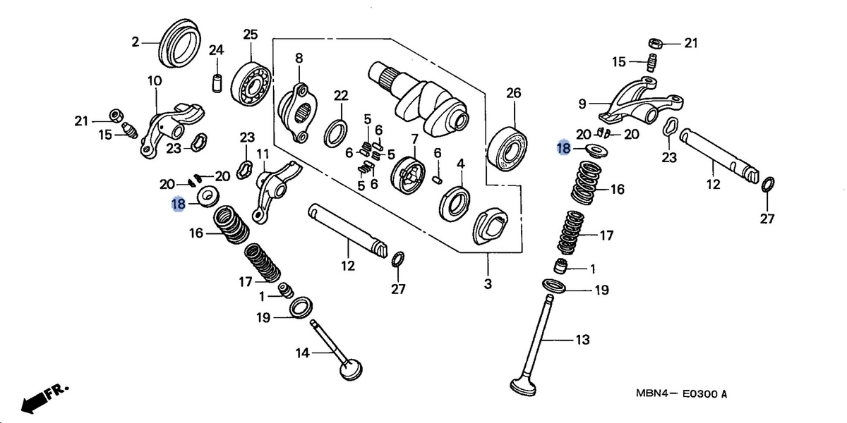 Honda OEM part 14771-MR1-000