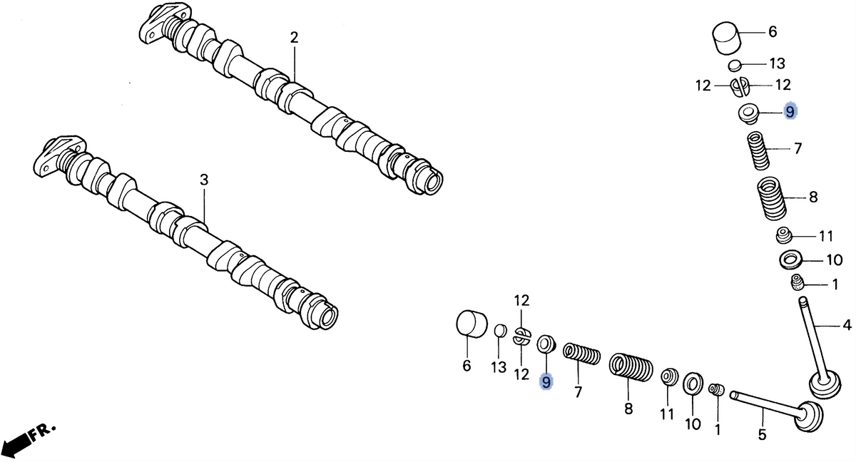 Honda OEM part 14771-MV9-670