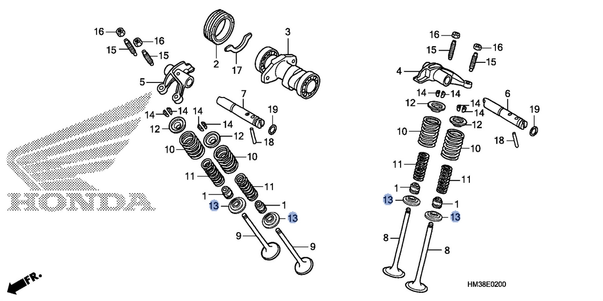 Honda OEM part 14775-HN0-670