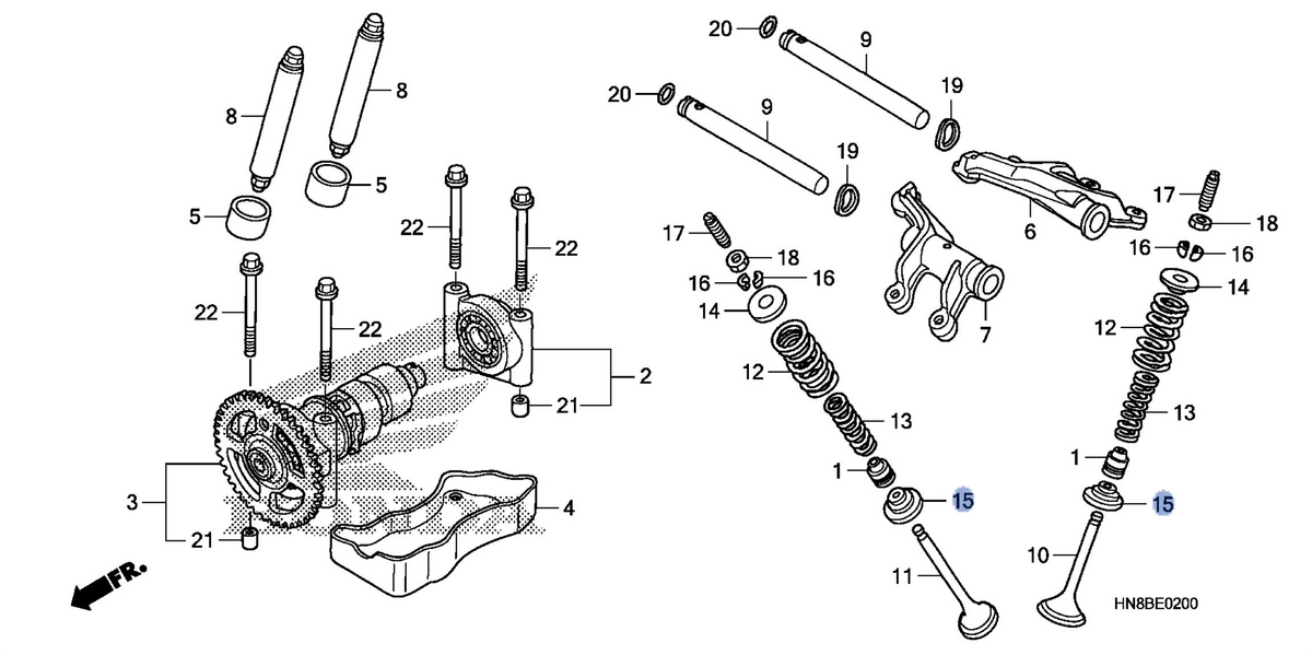 Honda OEM part 14775-HN2-000