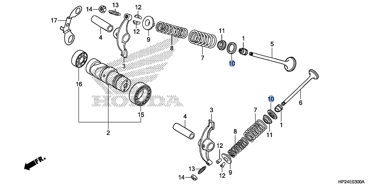 Honda OEM part 14775-HP2-670