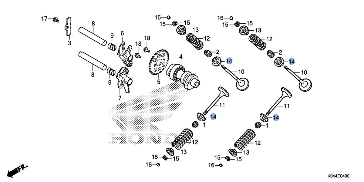 Honda OEM part 14775-K04-930