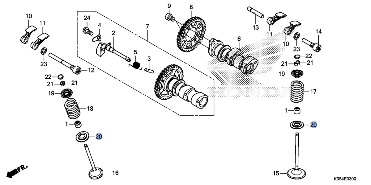 Honda OEM part 14775-K95-A20