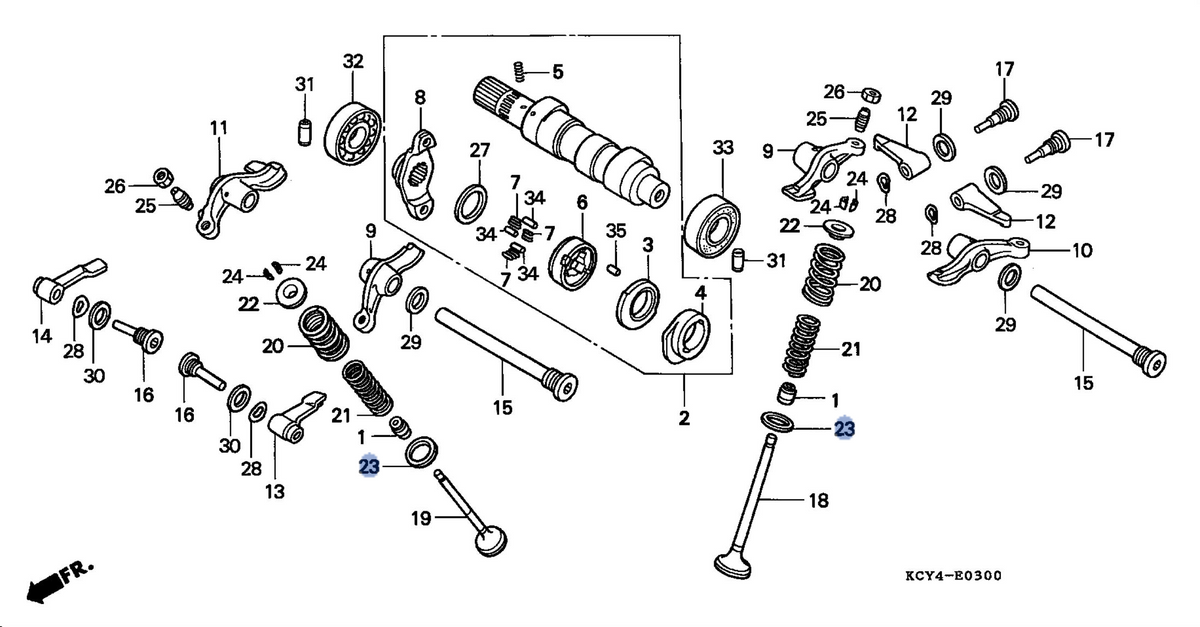 Honda OEM part 14775-KCY-670