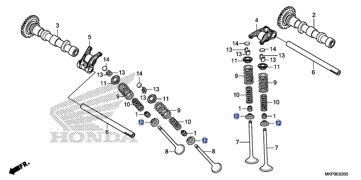 Honda OEM part 14775-KYJ-900