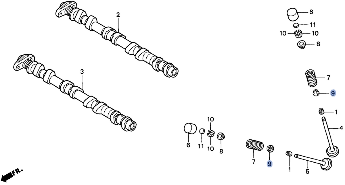 Honda OEM part 14775-MAL-A00