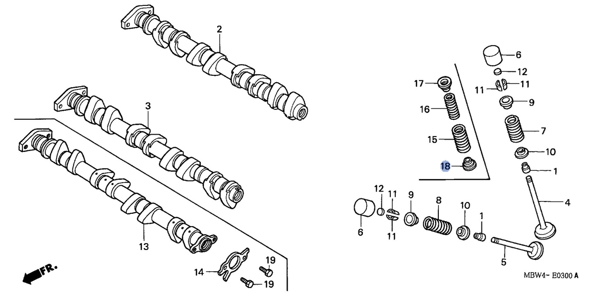 Honda OEM part 14775-MBW-E20